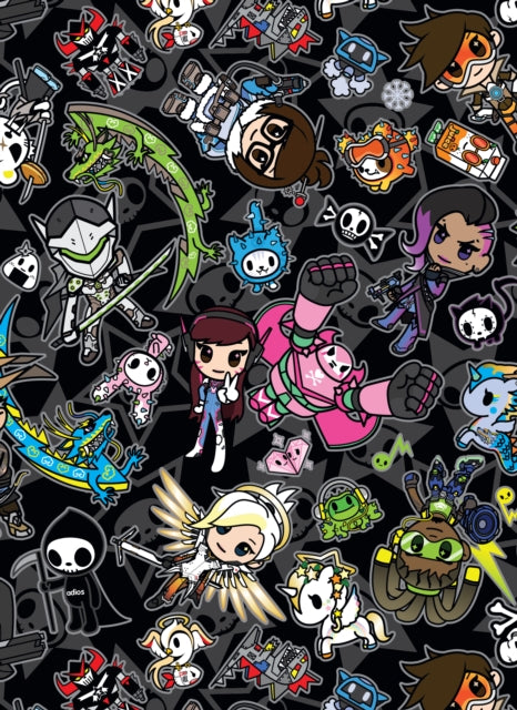 Book cover of: Overwatch Tokidoki Journal/Patterns. By: Blizzard Entertainment