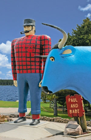 Paul Bunyan and Babe Blank Journal