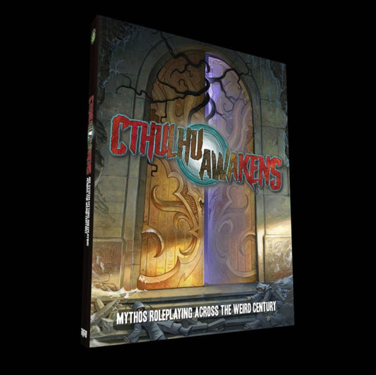 Book cover of: Cthulhu Awakens: The AGE Roleplaying Game of the Weird Century. By: Sharang Biswas