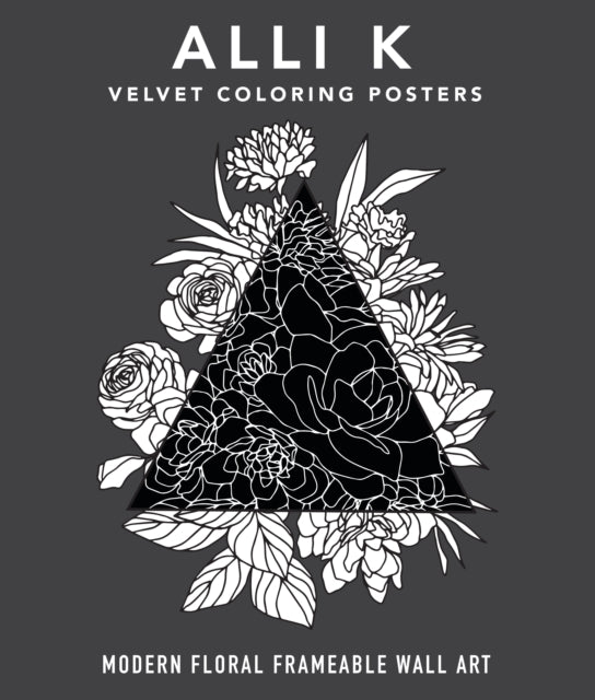 Book cover of: Modern Velvet Coloring Prints. By: Alli Koch