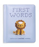 Book cover of: First Words With Cute Crochet Friends. By: Lauren Espy