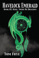 Book cover of: Here There Be Dragons. By: Tom Frye