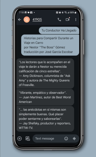 Book cover of: Tu Conductor Ha Llegado. By: Nestor "The Boss" Gomez