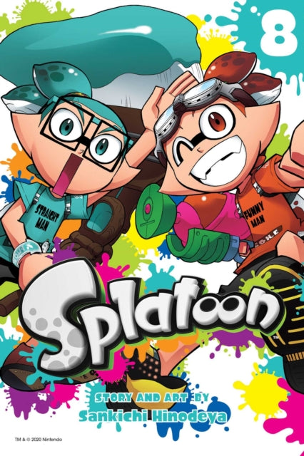 Book cover of: Splatoon, Vol. 8. By: Sankichi Hinodeya