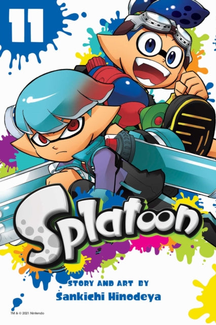 Book cover of: Splatoon, Vol. 11. By: Sankichi Hinodeya