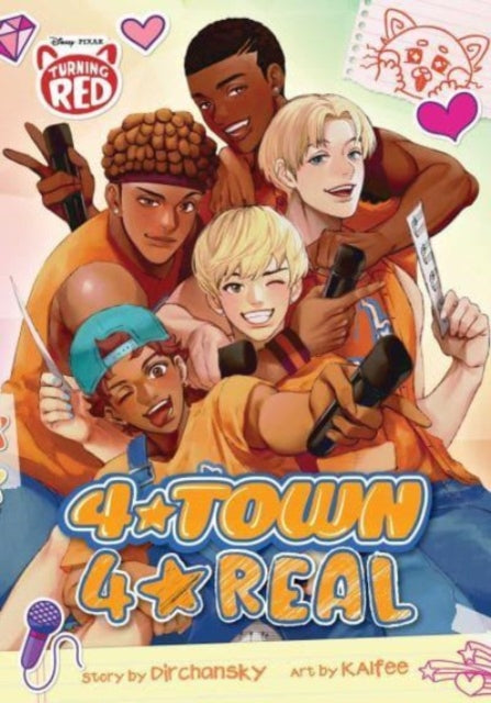 Book cover of: Disney and Pixar's Turning Red: 4*Town 4*Real. By: Dirchansky