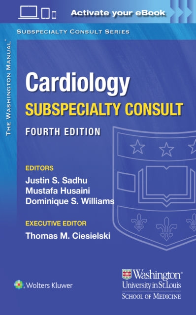 Book cover of: Washington Manual Cardiology Subspecialty Consult. By: Kathryn Lindley