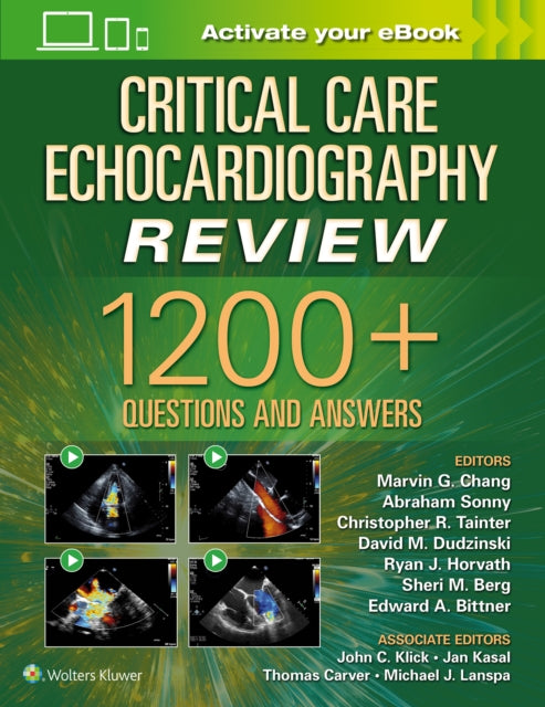 Book cover of: Critical Care Echocardiography Review. By: Marvin G. Chang