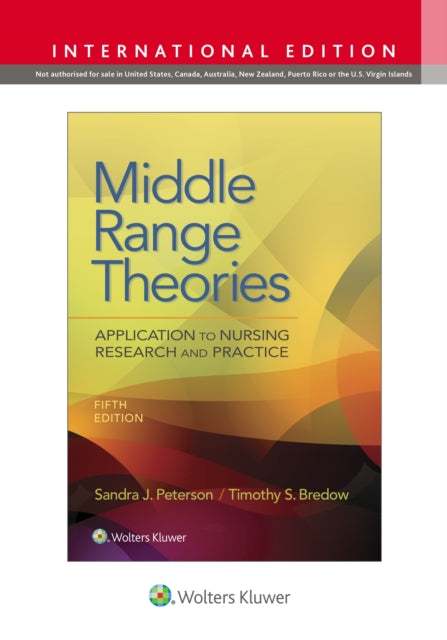 Book cover of: Middle Range Theories. By: PETERSON
