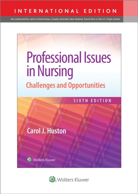 Book cover of: Professional Issues in Nursing. By: HUSTON