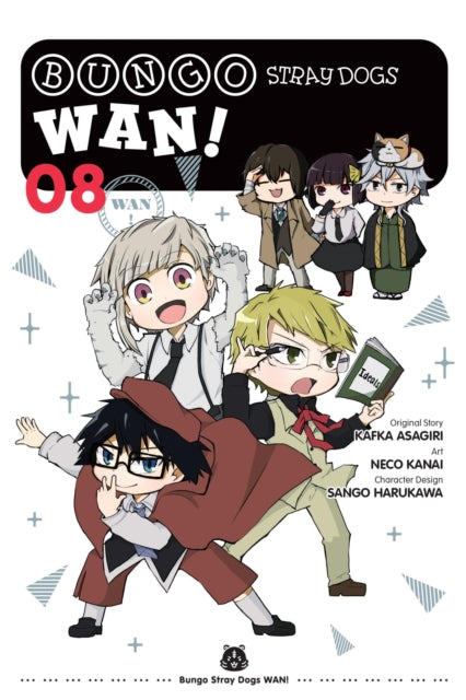 Book cover of: Bungo Stray Dogs: Wan!, Vol. 8. By: 朝霧カフカ