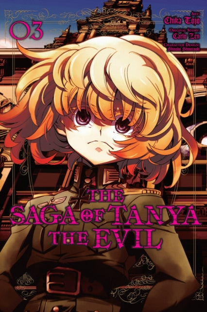 Book cover of: Saga of Tanya the Evil, Vol. 3 (manga). By: カルロ・ゼン