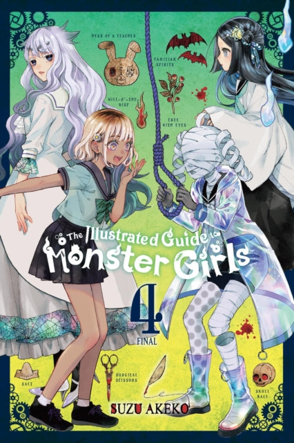 Book cover of: Illustrated Guide to Monster Girls, Vol. 4. By: Suzu Akeko