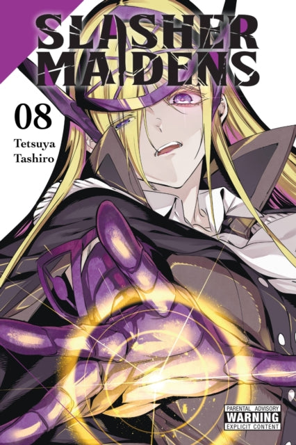 Book cover of: Slasher Maidens, Vol. 8. By: Tetsuya Tashiro