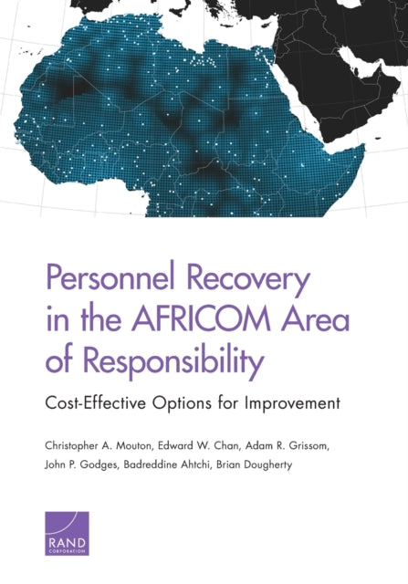 Book cover of: Personnel Recovery in the AFRICOM Area of Responsibility. By: Christopher A. Mouton