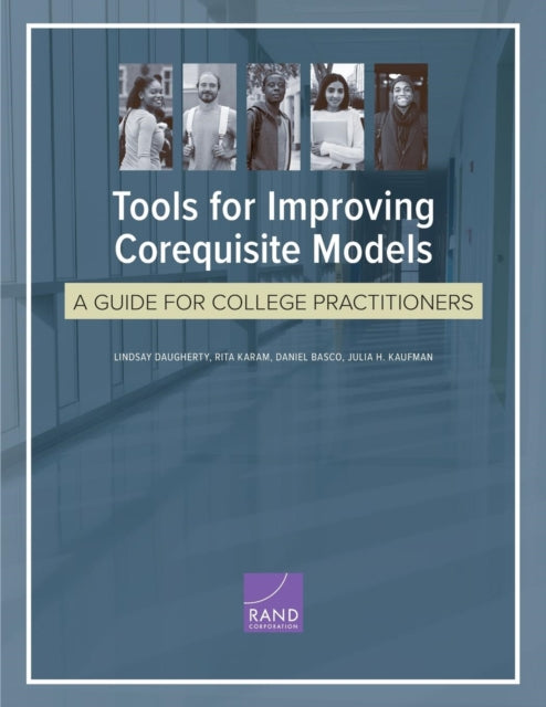 Book cover of: Tools for Improving Corequisite Models. By: Lindsay Daugherty