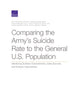 Book cover of: Comparing the Army's Suicide Rate to the General U.S. Population. By: Beth Ann Griffin
