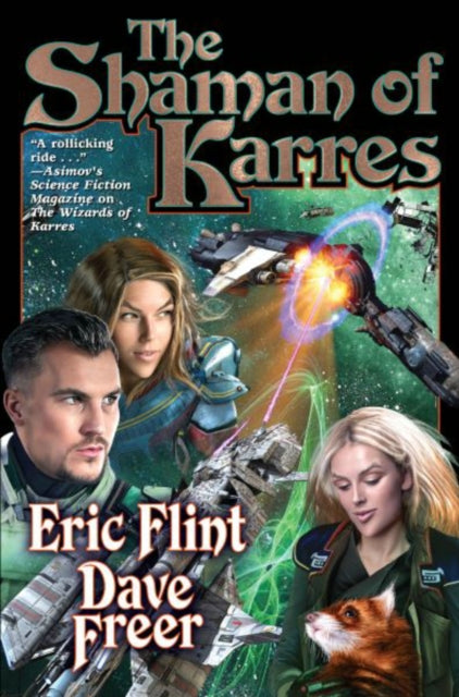 Book cover of: Shaman of Karres. By: Eric Flint