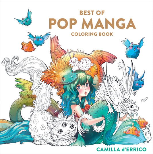 Best of Pop Manga Coloring Book 9781984862761 Camilla d'Errico
