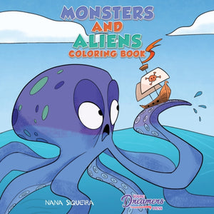 Monsters and Aliens Coloring Book