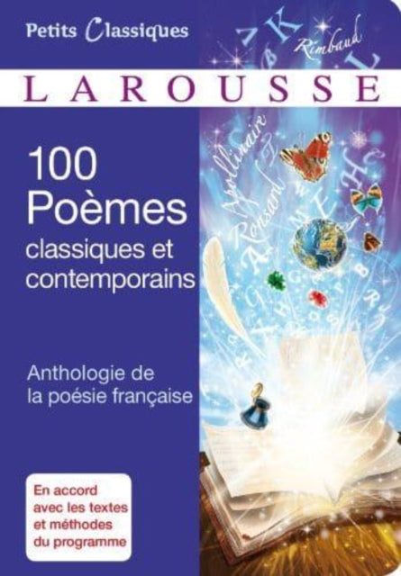 Book cover of: 100 poemes classiques et contemporains. By: Larousse
