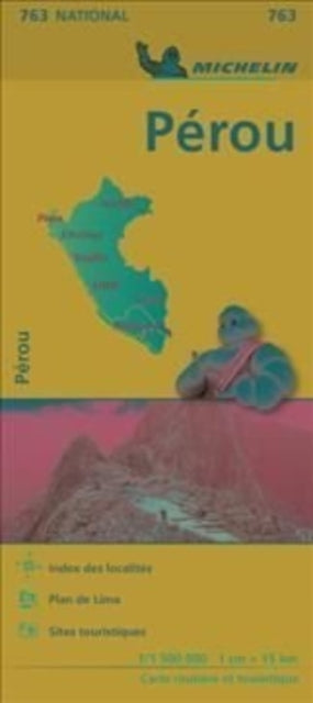 Book cover of: Peru - Michelin National Map 763
