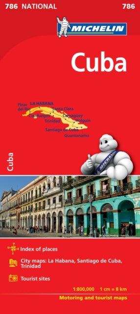 Book cover of: Cuba - Michelin National Map 786