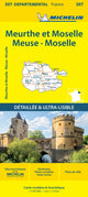 Book cover of: Meurthe et Moselle Meuse Moselle - Michelin Local Map 307