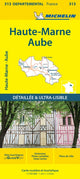 Book cover of: Aube Haute-Marne - Michelin Local Map 313