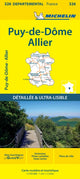 Book cover of: Puy-de-Dome Allier - Michelin Local Map 326