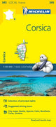 Book cover of: Corse-du-Sud, Haute-Corse - Michelin Local Map 345