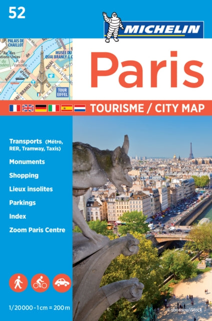 Book cover of: Paris - Michelin City Plan 52