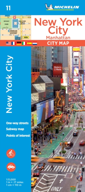 Book cover of: New York: Manhattan - Michelin City Plan 10. By: Michelin