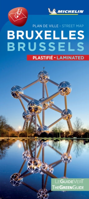 Book cover of: BRUSSELS - Michelin City Map 9504 Dual Language. By: Michelin