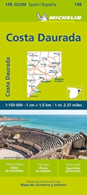 Book cover of: Costa Daurada - Zoom Map 148