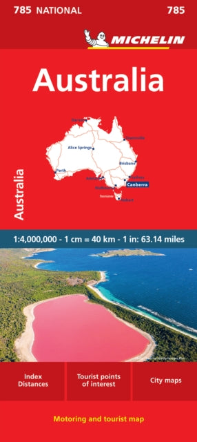 Book cover of: Australia - Michelin National Map 785