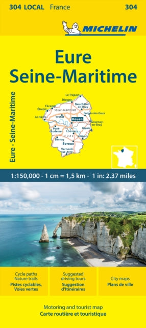 Eure Seine-Maritime - Michelin Local Map 304
