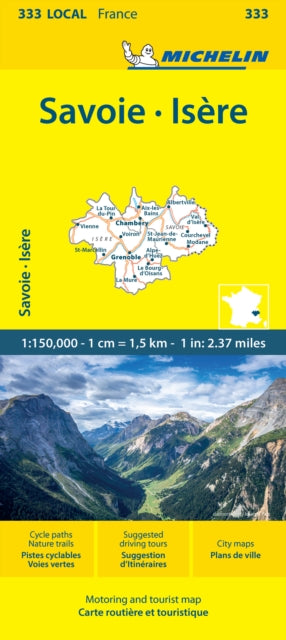 Book cover of: Isere Savoie - Michelin Local Map 333