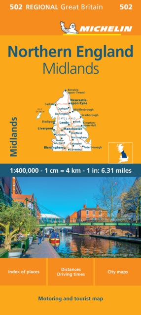 Northern England - Michelin Regional Map 502