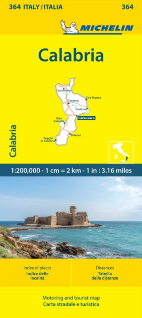 Calabria - Michelin Local Map 364