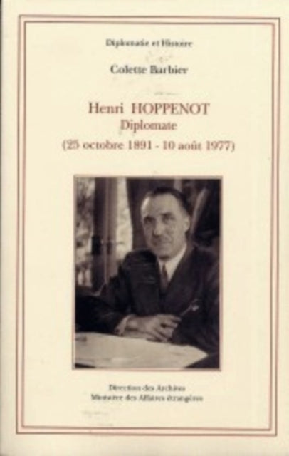 Book cover of: Henri Hoppenot