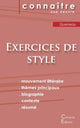 Book cover of: Fiche de lecture Exercices de style de Raymond Queneau (Analyse litteraire de reference et resume complet)