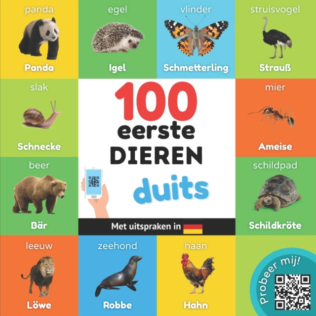 Book cover of: 100 eerste dieren in het duits