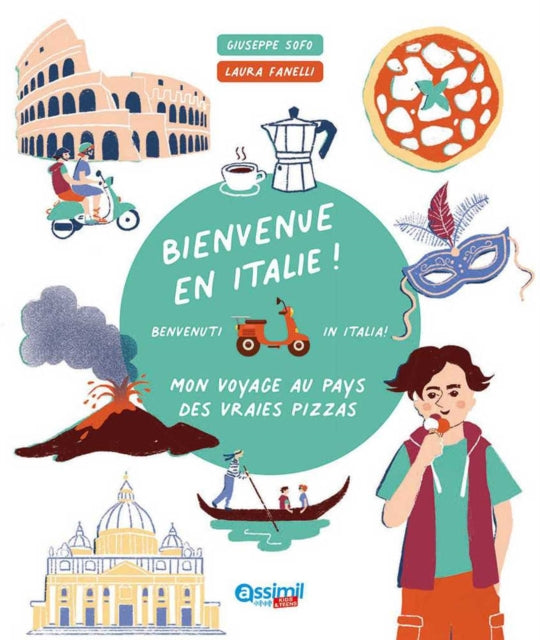 Book cover of: Bienvenue En Italie!. By: Laura Fanelli