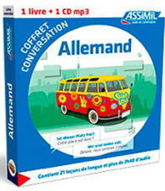 Book cover of: Coffret conversation allemand (guide +CD). By: Assimil