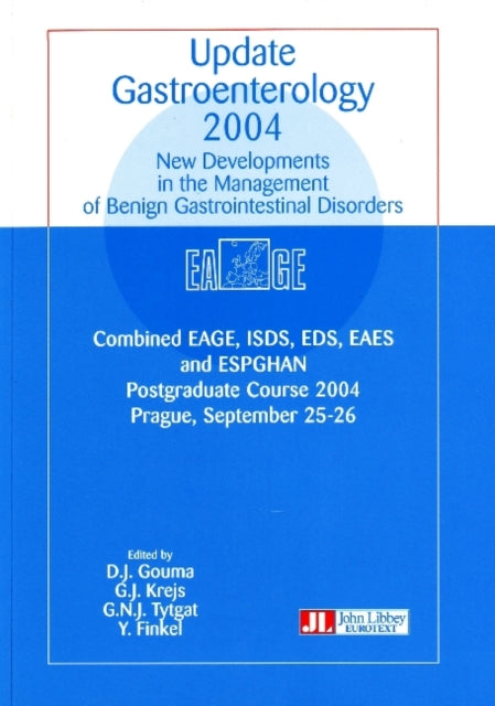 Book cover of: Update Gastroenterology 2004. By: G J KREJS, G N J TYTGAT, J F GALMICHE . EDITED BY: D J GOUMA