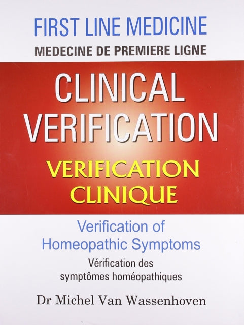 Book cover of: Clinical Verification -- Verification Clinique