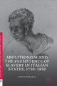 Book cover of: Abolitionism and the Persistence of Slavery in Italian States, 1750–1850. By: Giulia Bonazza