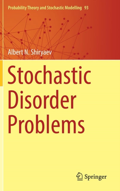 Book cover of: Stochastic Disorder Problems. By: Albert N. Shiryaev