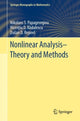 Book cover of: Nonlinear Analysis - Theory and Methods. By: Nikolaos S. Papageorgiou